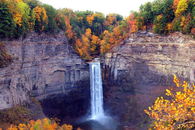 Taughannock Falls in Fall